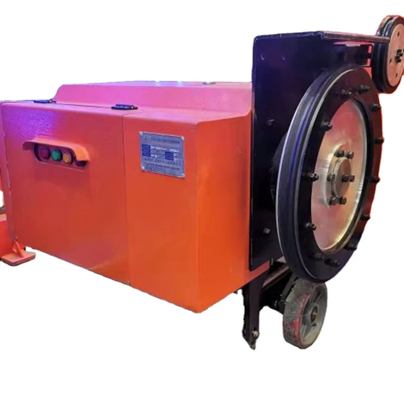 Professional Block Quarrying Rock Cutting Compact Precision Diamond Wire Saw Machine
