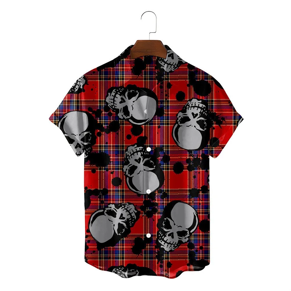 Wholesale 3d Printed Plus Size Men Accept Customized Large Short Sleeve Shirts for