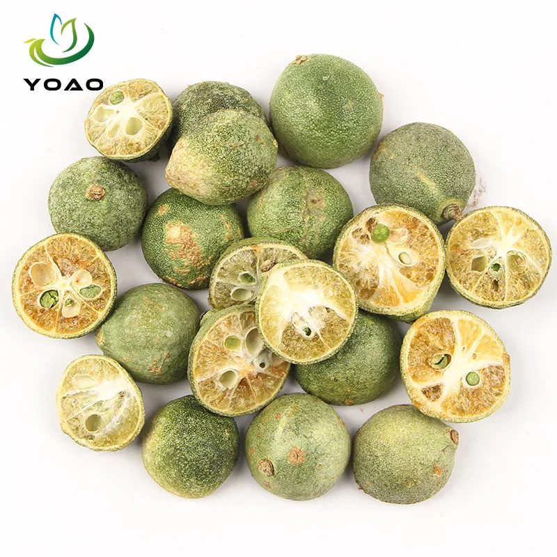 Wholesale Free Sample Dry Fruit Snack Flavor Freeze Dried Green Kumquat FD Fruits Tea for Tea/Milk Tea/Drinking