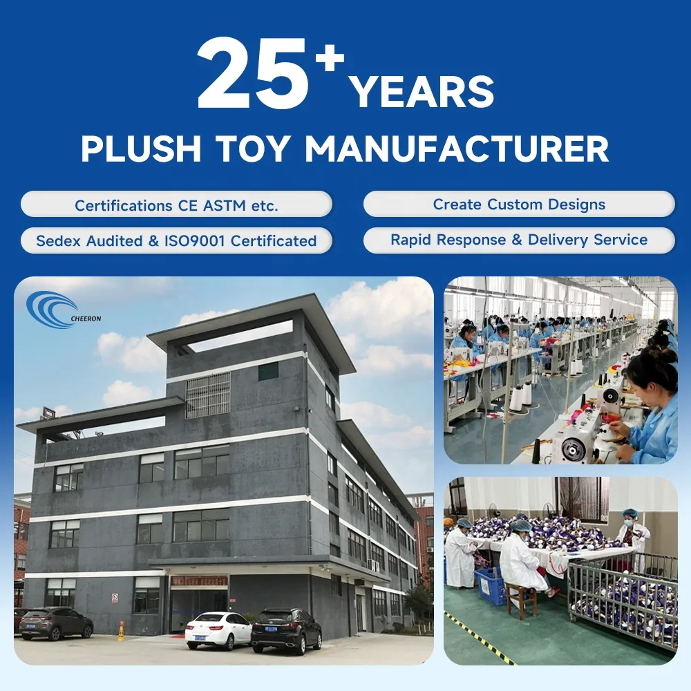 Manufacturer OEM Good Quality Custom Made Plushie Stuffed Soft Animal Doll Plush Toys for Promotional Gifts