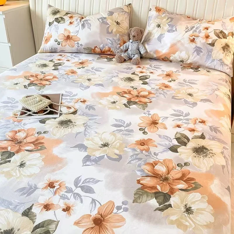 100% Polyester Bed Sheet Fabric Print Home Textile