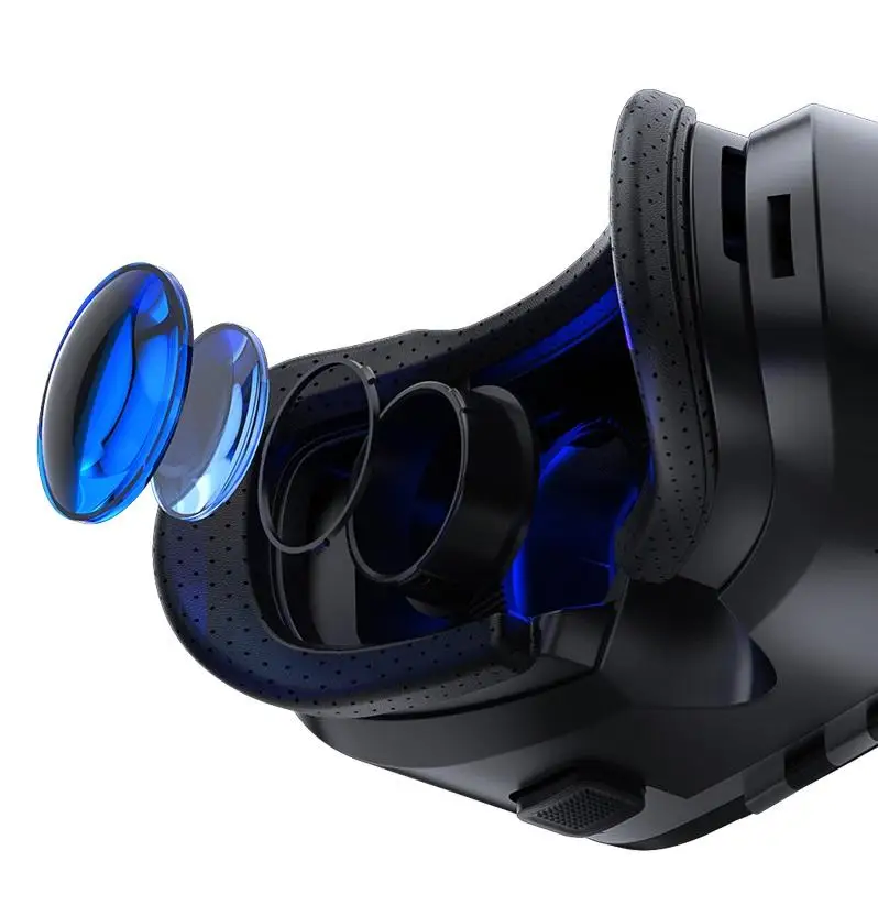  VR Shinecon G02ED 3D очки рассеивают тепло шлем стекло Виртуальная реальность гарнитура панорамная для 4 7-6 0 дюймов телефона