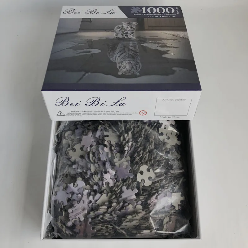 wholesale manufacturers custom puzzle 1000 2000 pieces blank  jigsaw floor puzzle