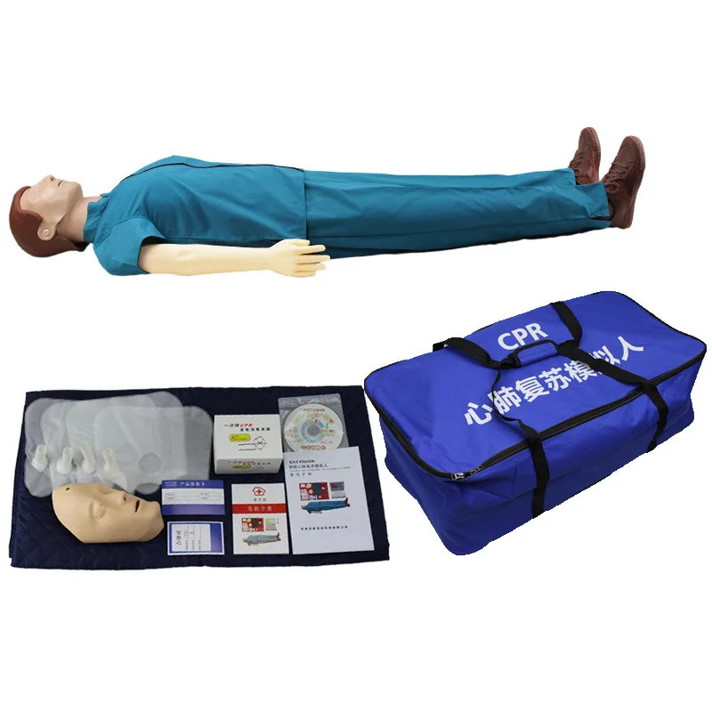 Whole Body Human CPR Simulator Adult Male CPR Training Manikin