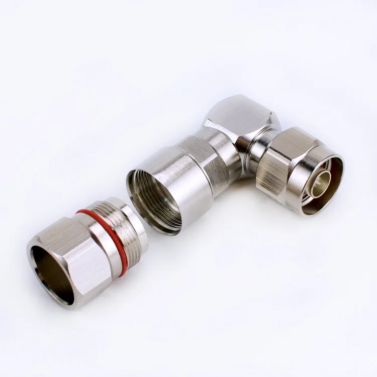 RF N Male Connector Right Angle Connector N-Male For 1/2 Coaxial Cable