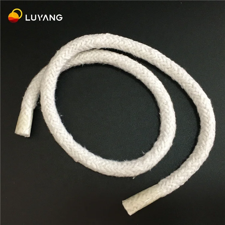 LUYANGWOOL шерстяная закругленная плетеная веревка из керамического волокна, алюминиевое силикатное волокно для уплотнения и прокладки