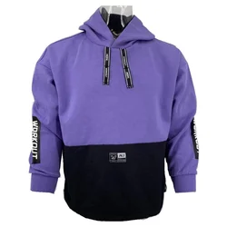 Толстовка из хлопка и полиэстера для мальчиков толстовка с длинным рукавом с резиновым принтом для мальчиков толстовка с эластичной резинкой внутри для мальчиков