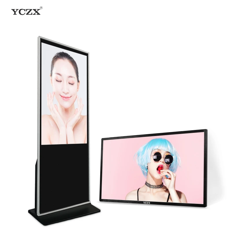 Best Selling Smart Kiosk Vertical Lcd Advertising Display Interactive Panel Digital Signage Totem Floor Standing Touch Screen