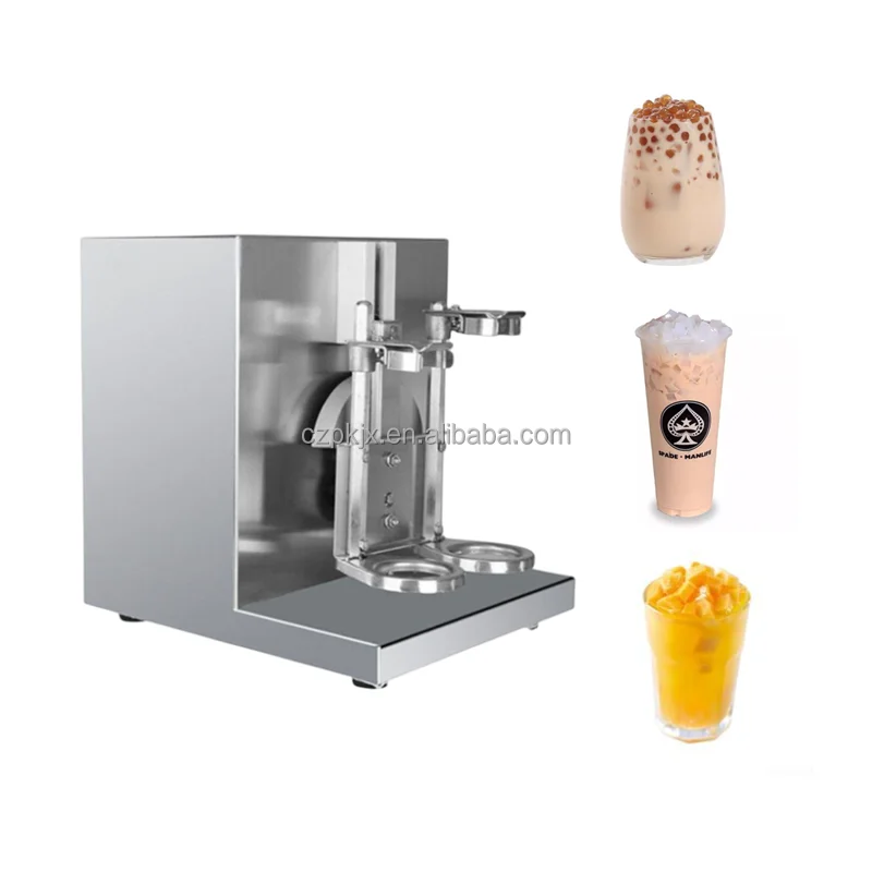 Double Head Automatic Boba Tea Shaker Milk Tea Shaking Machine for Bubble Tea