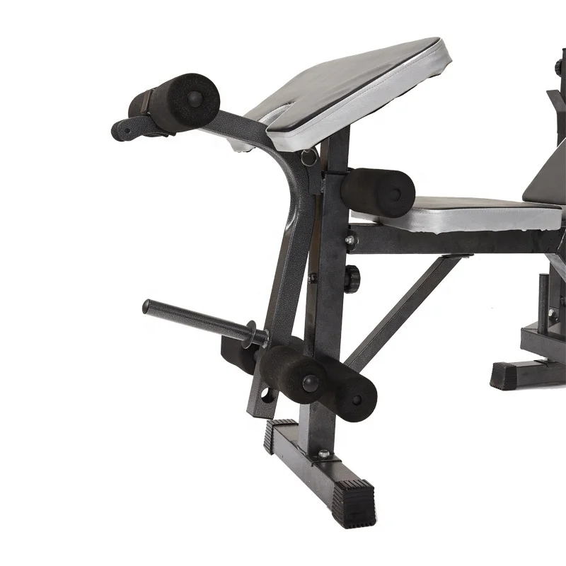 Multi station weight bench press leg curl home gym weights equipment adjustable commercial bench