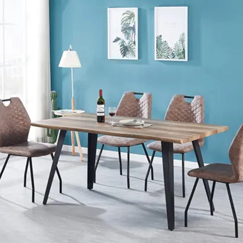 Big High Quality Solid Oem Wood Rectangle Luxury Modern Dinning Table