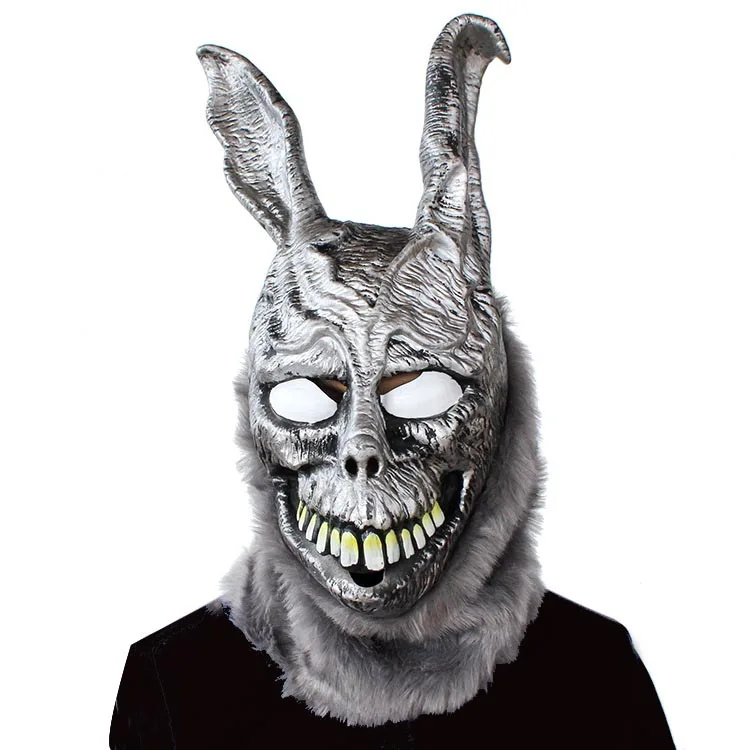 Hot Selling Evil Bunny Mask Soft Latex Horror Easter Rabbit Cosplay Costume Mask Props For Halloween Masque Mask