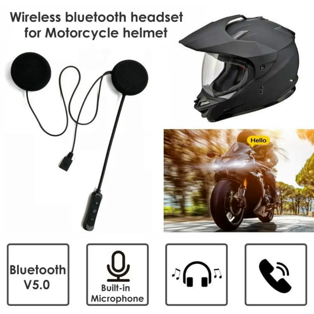  Bluetooth-гарнитура для шлема потоковой передачи музыки на мотоцикле и