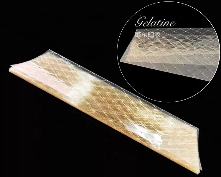 Food grade  beef gelatin leaf  edible 220 bloom Gelatin Sheet