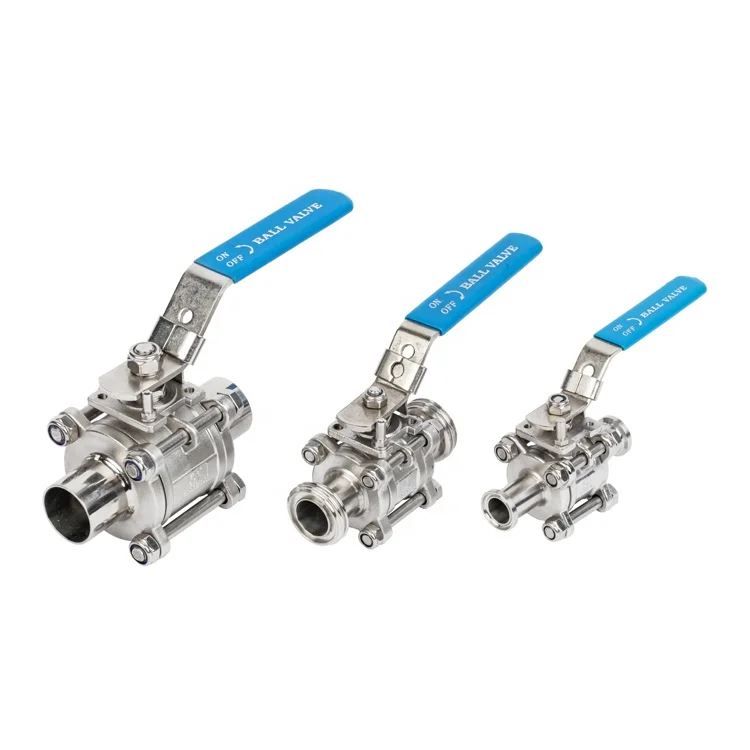 High Quality 2-Piece Water Pipe Valve Fluid Control Manual Valves Stainless Steel Female Threaded Ball Valve