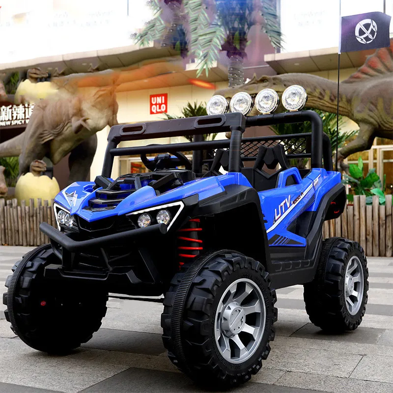 RHS-CAR87  Wholesale New Design Biggest Size 12V/24V Battery  Two Seats Kids Electric Ride On Car for 12 years old