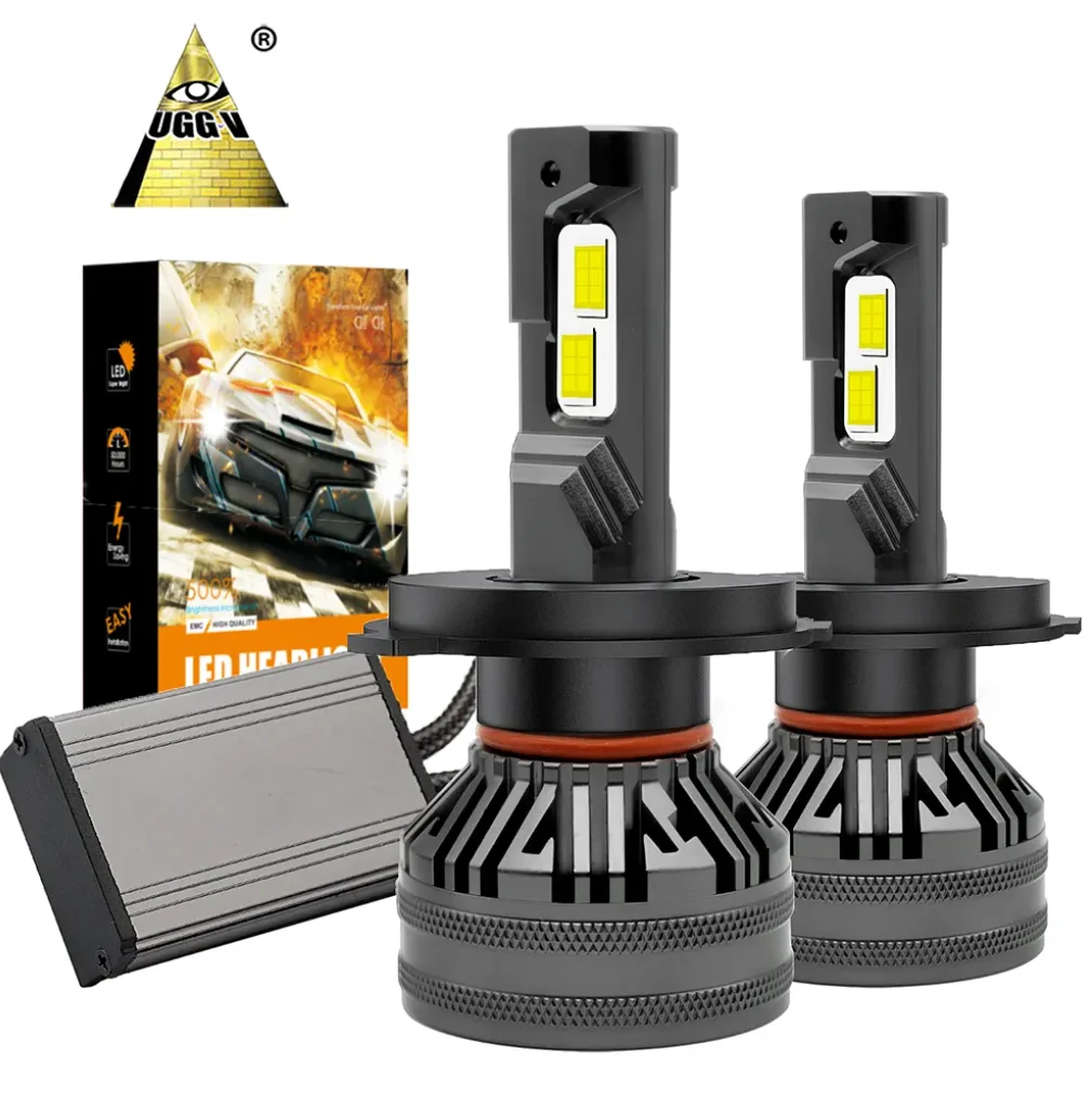 UGE22 H4 led headlight 2Pcs H7 headlight LED Bulbs CSP Chip High Power 80W 18000LM H8 H11 9005 9012 Car Headlight Head Lamp