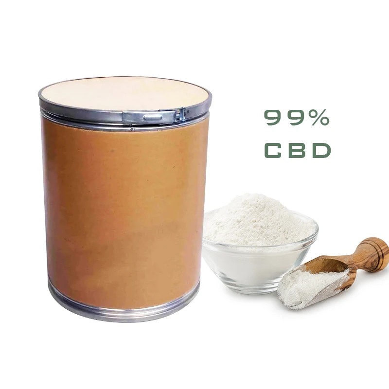 Factory herbal extract crystal isolate Cbd products Bulk cbd Powder 99%+  cbd isolate