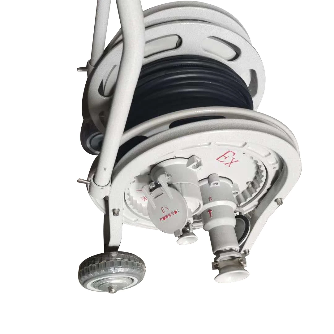 
Retractable Electric Metal Cord Explosion Proof Cable Reel Drum For Electric Wire Rope Hoist Crane 