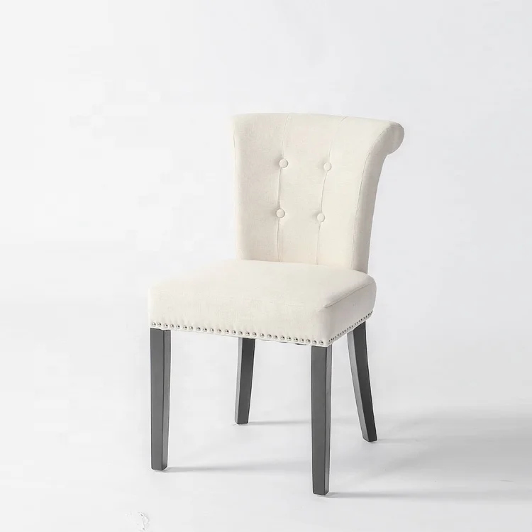 New Modern Button design Fabric Dining/ Living / Hotel Ring back chair (KY-3205)
