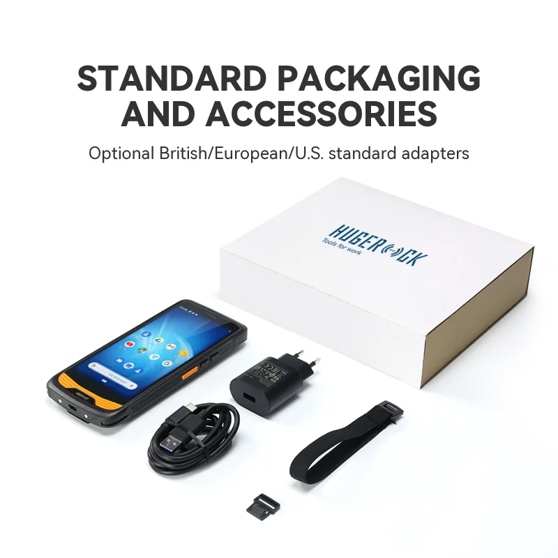 HUGEROCK R36 R3613 5.5inch Handheld Terminal Pda With Touch Screen 4G WIFI Logistics Express Scanning Pdas