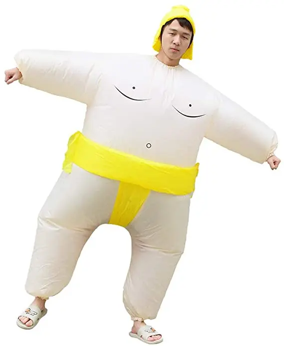 Special Costume for Performance of Funny Sumo Inflatable Sumo Wrestler Costume Suit