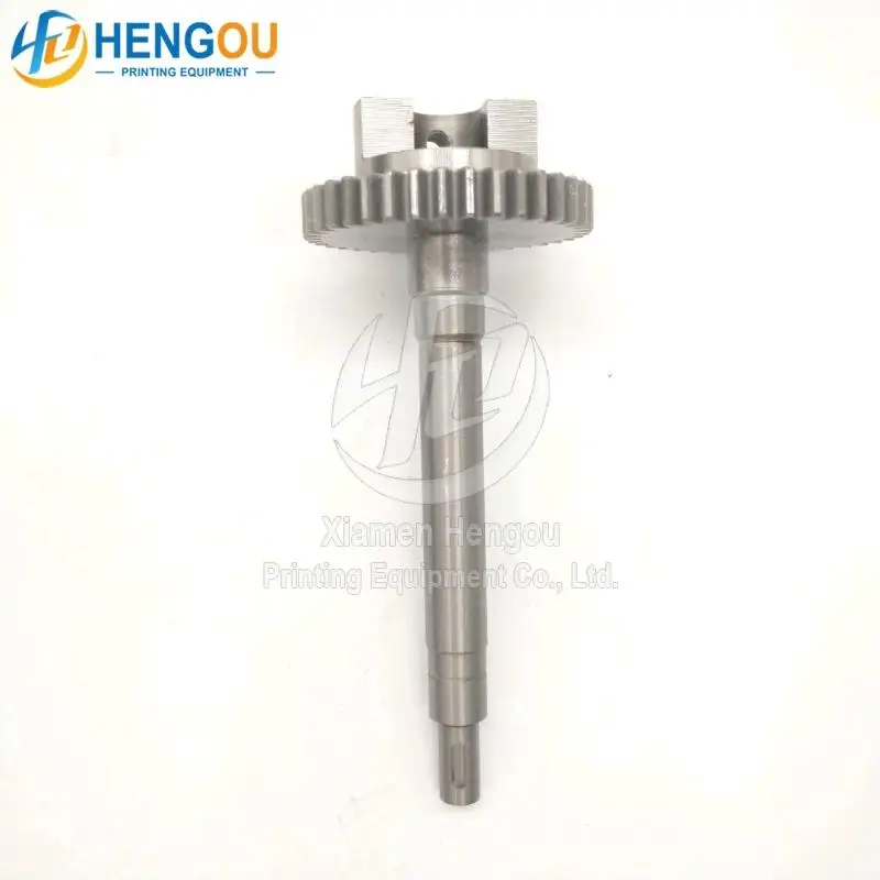 M2.030.510 Heidelberg SM74 water gear M2.030.510 38 tooth shaft water roller transmission gear_7