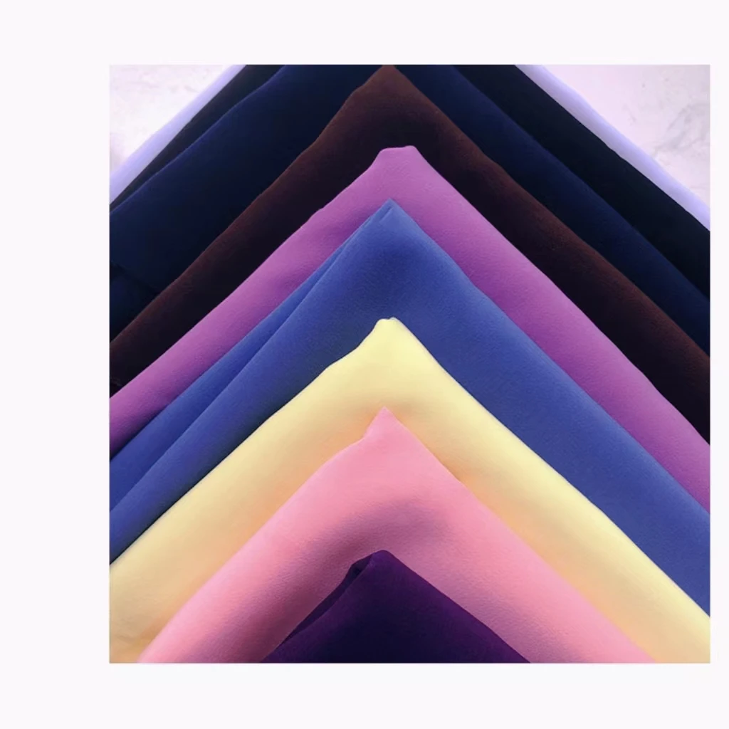 New Style textile fabrics Spring/Summer Dark Series Plain Pattern koshibo fabric for Arabic robes