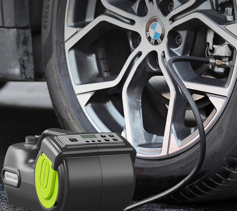 Multi-function 5 ton 3 in 1 Car Jacks Tyre Inflator Power Wrenches Set 12v Electric Hydraulic Jack Car Lift Tool