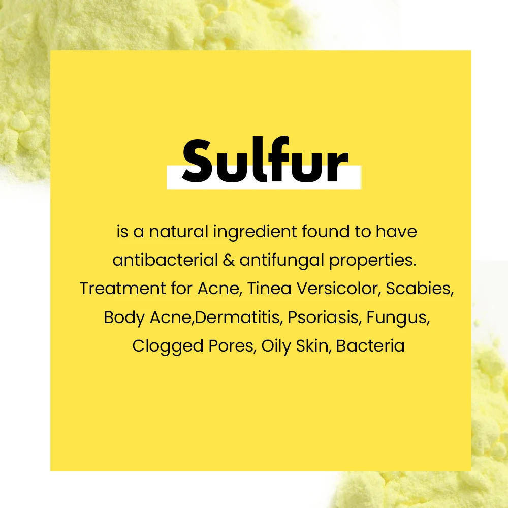 10% Sulfur 25% Salicylic Acid Anti Acne Treatment Skin Body Care Anti Acne Face Body Bathing Soap Bar Manufacturers Wholesale