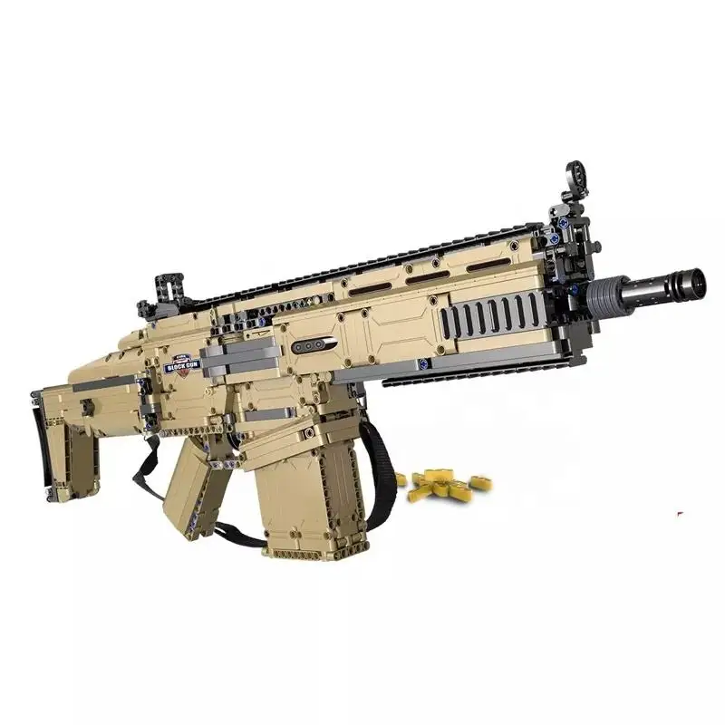 CADA C81021W Military WW2 Weapon GUN Bricks Toys SWAT Assault Rifle Models Building Blocks Technical Compatible Gun Bricks