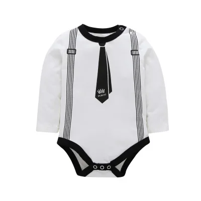 100% cotton baby boy rompers long sleeve baby clothes for 0-12 months