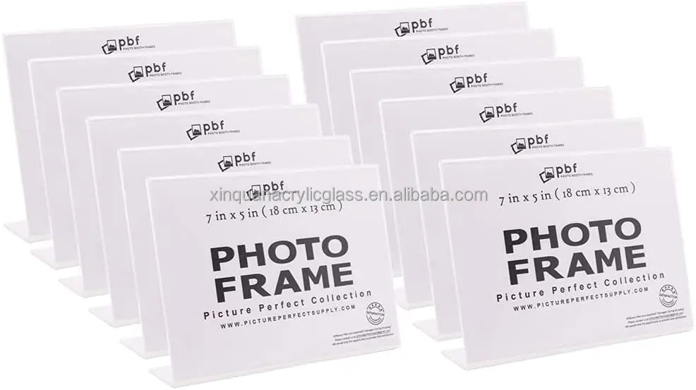 Custom Size Clear Acrylic Shelf Price Talker Sign Display Label Card Holder Acrylic Shelf Talker Holder