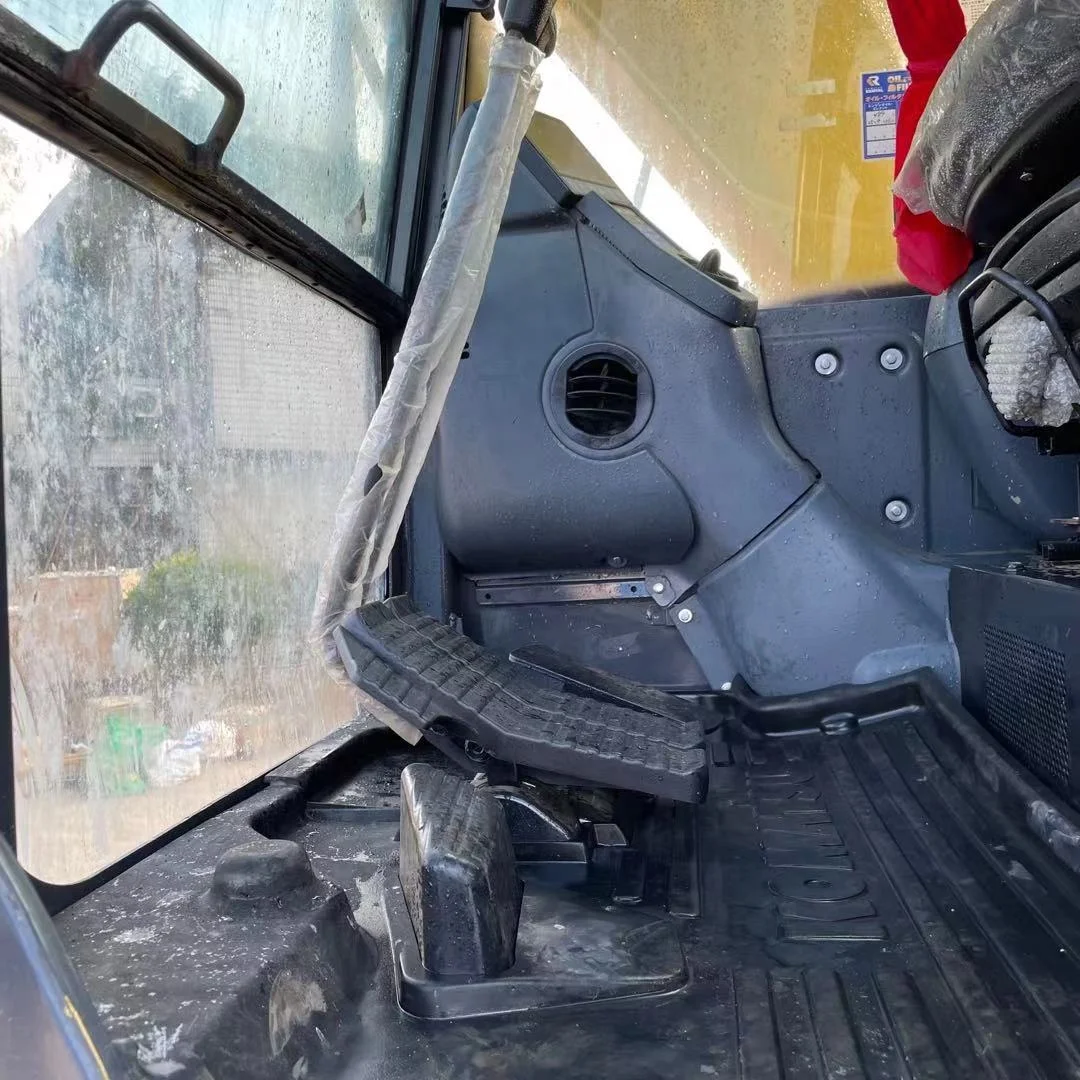 original 12ton japan made excavator machine used komatsu pc128us pc138us in shanghai yard