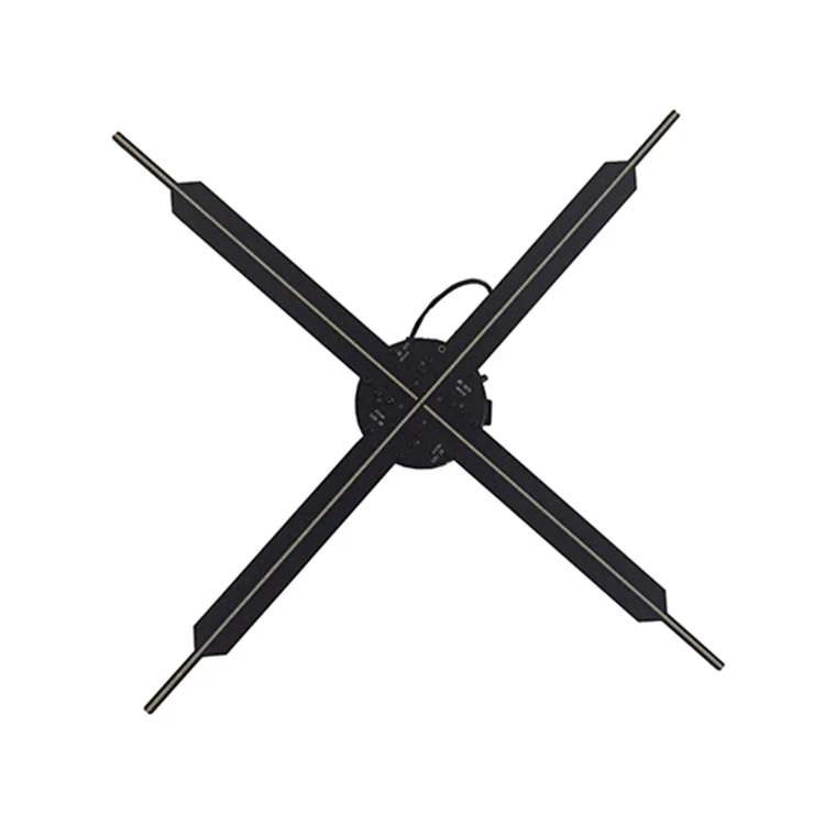 Newest Technology Automatic synchronization splicing multiple machine 55cm 3D Hologram Advertising Projector Display Led Fan