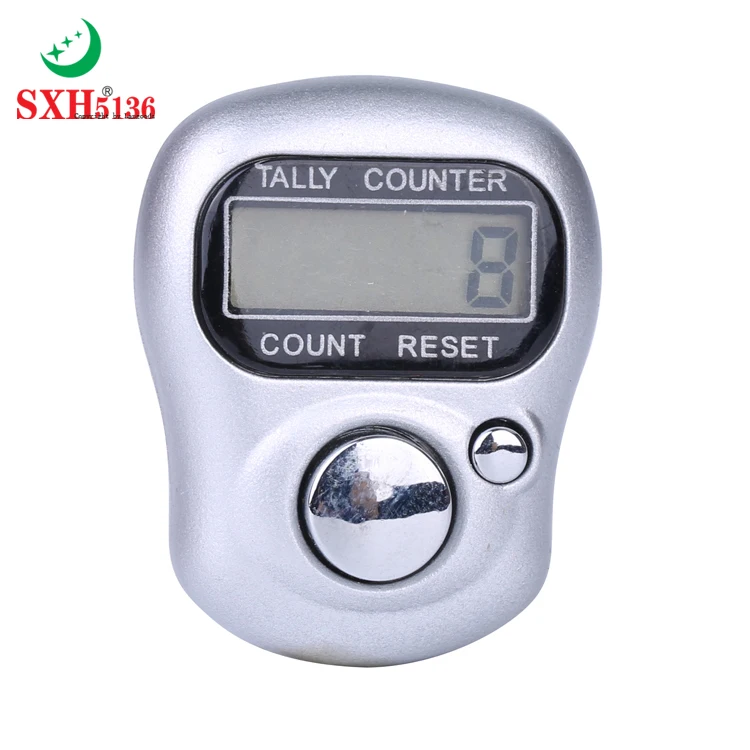 SXH5136 Factory Wholesale Mini Electronics Digital Tally Ring Counter Prayer Digital Tasbih