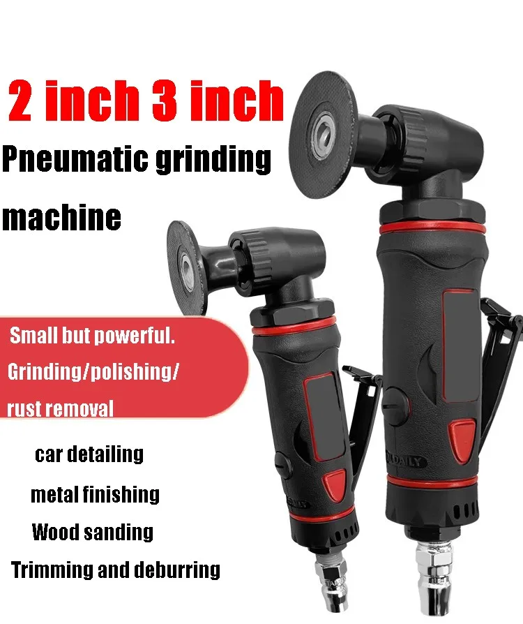 2 inch 3 inch pneumatic grinder polisher small handheld waxer sandpaper air grinder dry grinder UHD-1235
