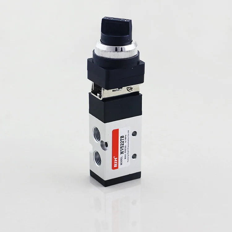 MV322 Series 3/2 Way MV322TB Pneumatic Selector Switch Air Valve Push Button Mechanical Valve