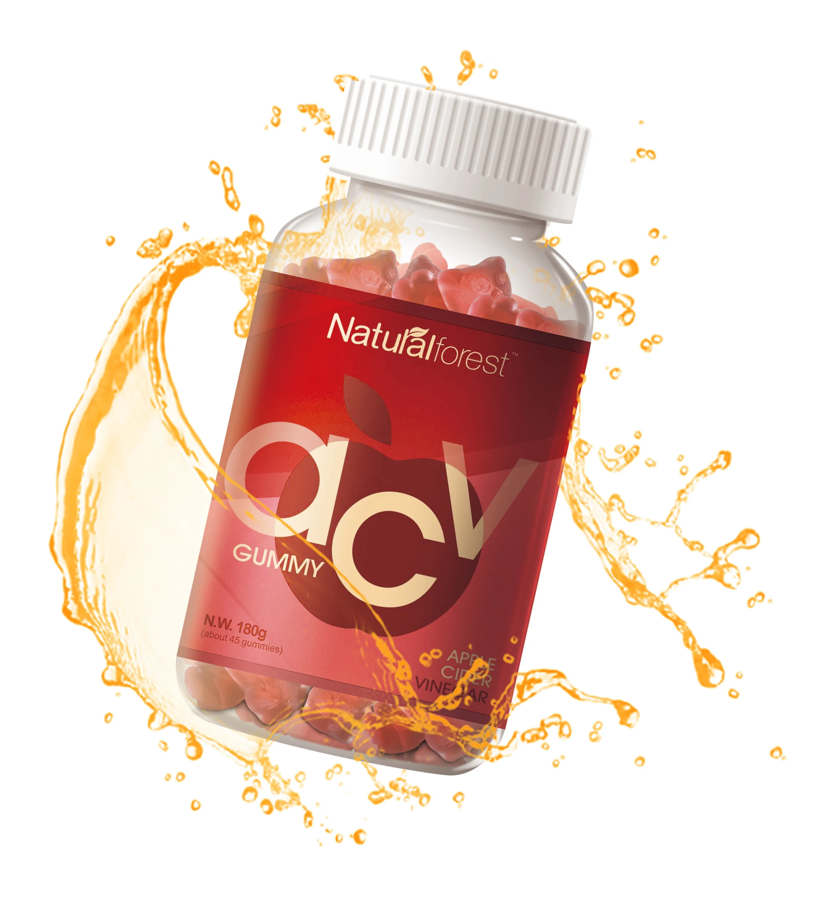 Пищевая добавка Yichao с витаминами для взрослых, фирменная этикетка, пектин, яблочный сидр, уксус, Жевательная веганская Жевательная смесь