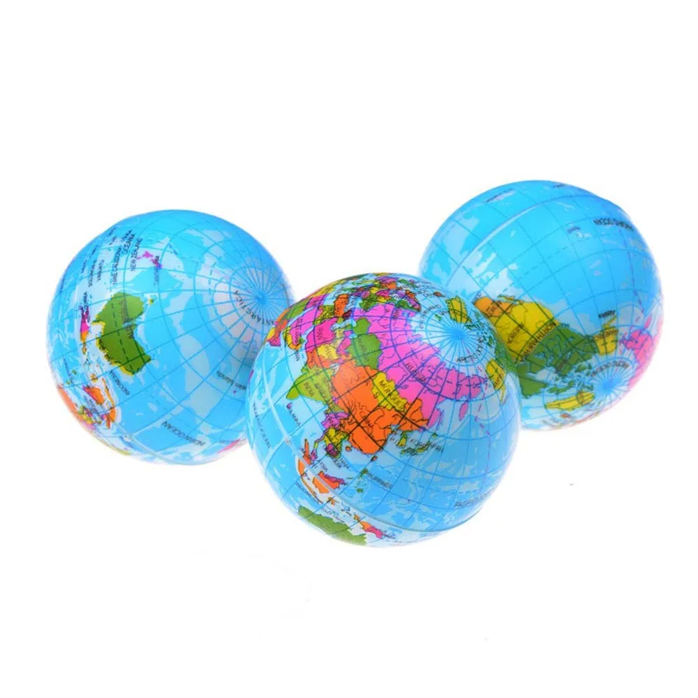 PU foam press squishies blue earth toys SLOW RISING new soft squishy ball mini globe toy