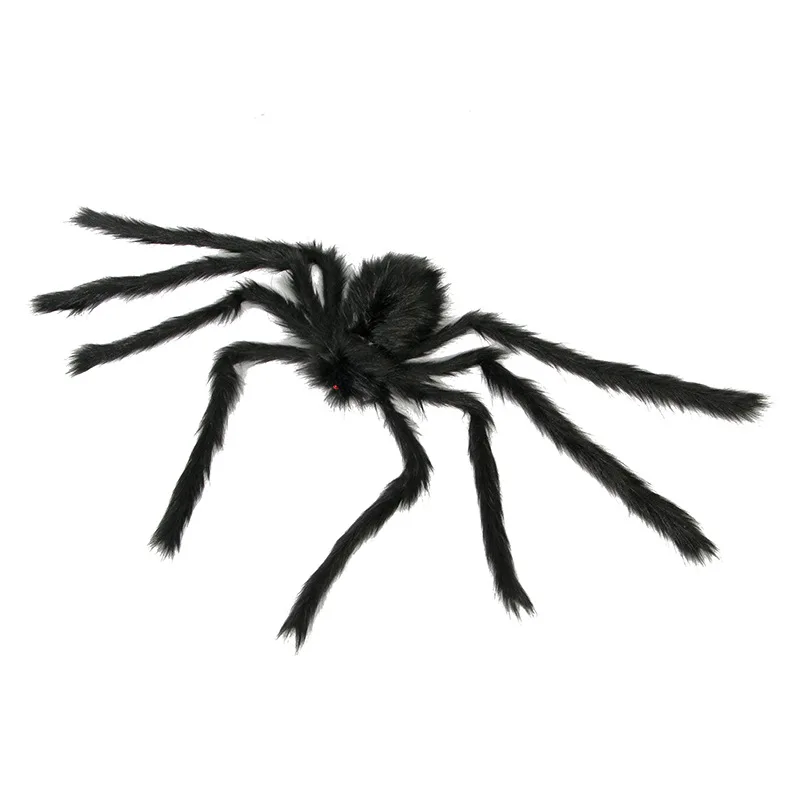  Super big plush spider made of wire and black multicolour style for party or halloween