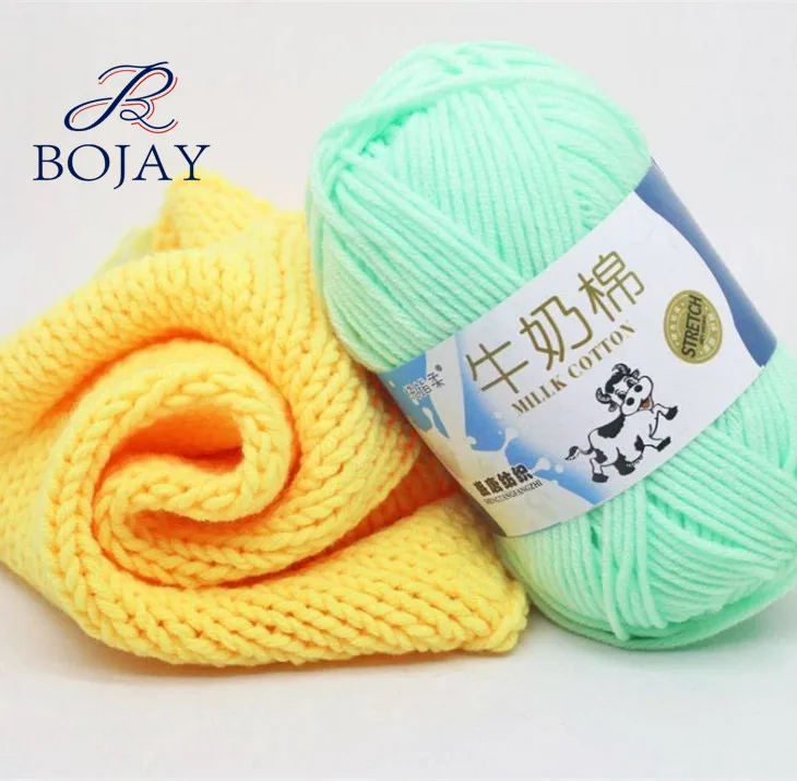 5 Plys Super Soft Hand Knitting Ball Yarn Crochet Cotton with Wholesale Cheap Price Baby Milk