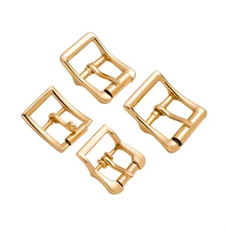 custom belt buckle Bag hardware Center Roller good quality with pin gold color small adjuster Zinc Alloy handbag