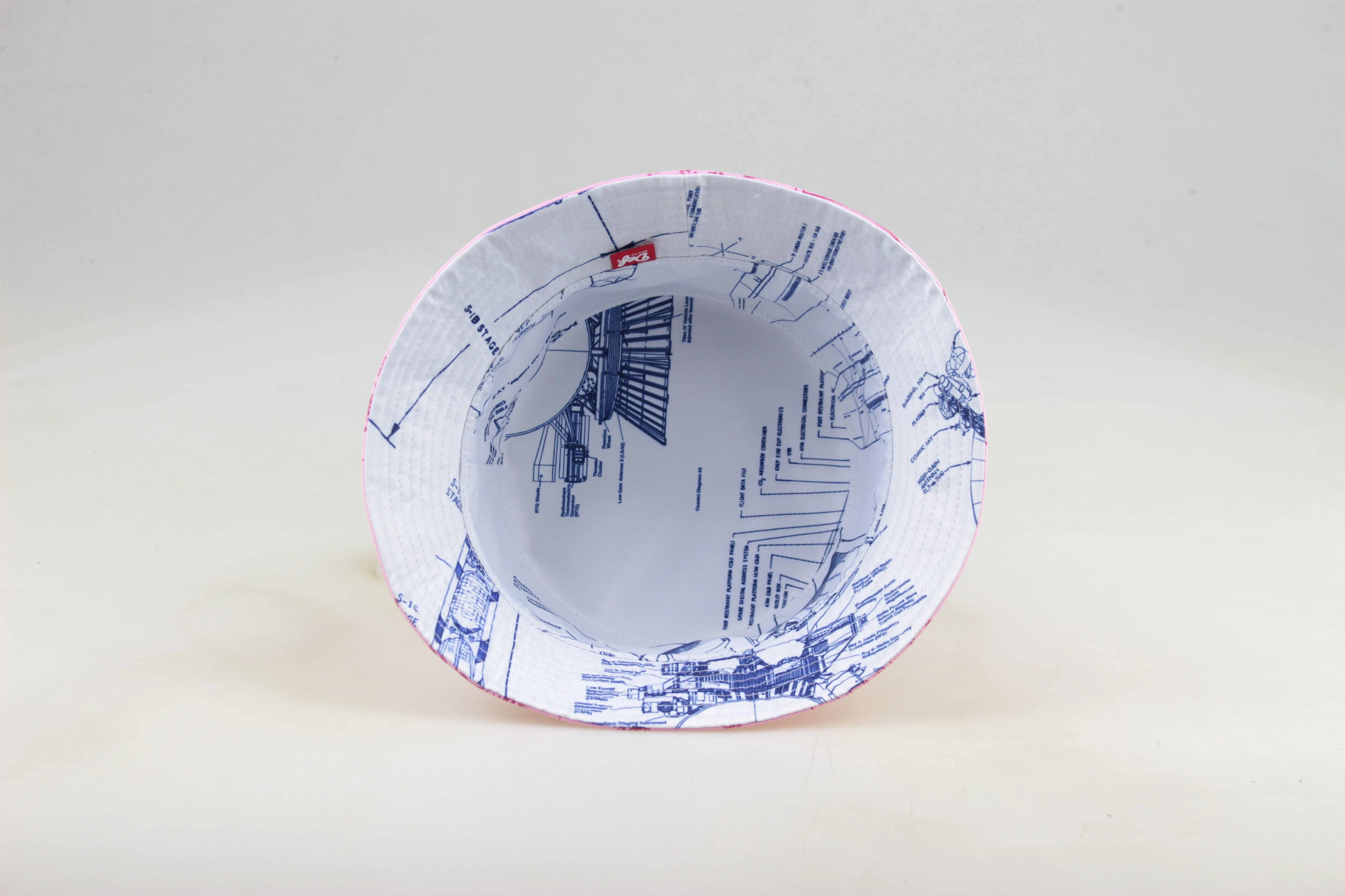 Reversible bucket hats  pain dyed digital print beach summer for man woman  versatile caps