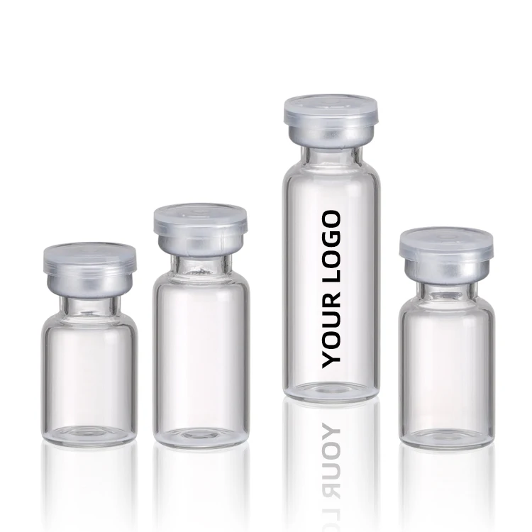 Custom 2ml 3ml 5ml clear borosilicate glass ampoule tester bottle for cosmetic and pharmaceuticals