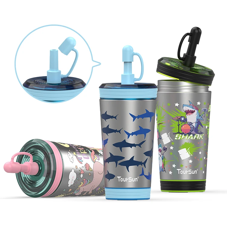 Children Double Wall Reasonable Price Stainless Steel 480ml Insulated Water Bottle Kids