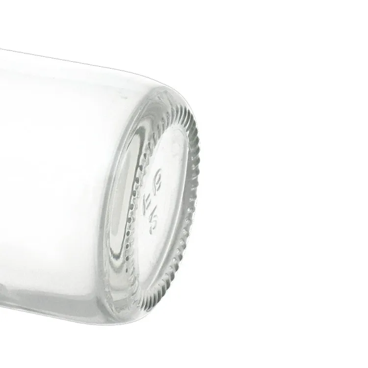 Logo custom 35ml 65ml 2oz 4oz empty glass materials bottles wholesale clear amber vials liquid medicine small wine bottle