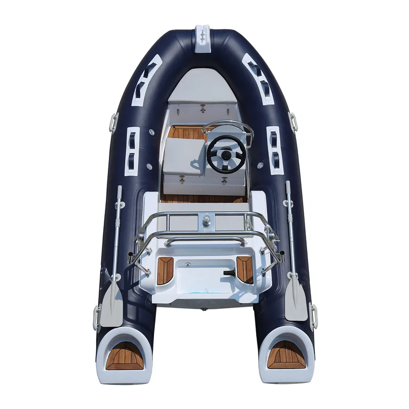 RIB boat 12 FT RIB360 inflatable boat rigid speed 3.6 m fiberglass hull yacht boat for leisure and fishing sports