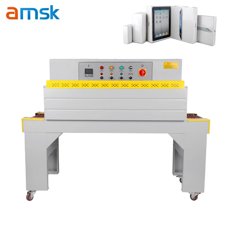 BS-9530 Large Size Automatic Heat Shrink Tunnel Machine Inner Circulation Plastic Film Wrapping for Food Pouch & Foil Packaging