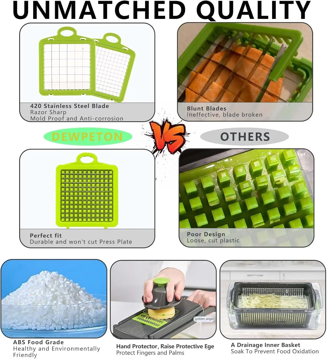 Adjustable Vegetable Cutter Onion Chopper Mandolin Slicer Pro 14 in 1professional Food Chopper Multifunctional Vegetable Chopper